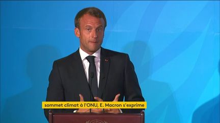 VIDEO. Sommet pour le climat : "Des actes, des actes, des actes", réclame Emmanuel Macron