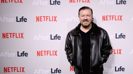 Le comédien Ricky Gervais participe à l'événement "After Life" For Your Consideration au Paley Center For Media, à NEw York,  le 7 mars 2019. (NICHOLAS HUNT / GETTY IMAGES NORTH AMERICA)