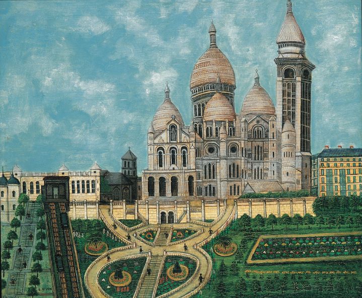 Louis Vivin. Paris basilique du Sacré Coeur de Montmartre (Musée Maillol septembre 2019)