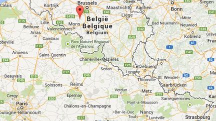 Un homme de 45 ans est mort &eacute;trangl&eacute; par son &eacute;charpe coinc&eacute;e dans un escalator &agrave; Braine-le-Comte (Belgique), le 20 mai 2014.&nbsp; (GOOGLE MAPS )