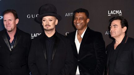 Culture Club, de gauche à droite : Rob Hay, Boy George, Mikey Craig, Jon Moss, le 1er novembre 2014 à Los Angeles
 (Rob Latour / Rex / Sipa)