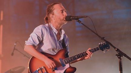 Thom Yorke de Radiohead aux Arènes de Nîmes le 10 juillet 2012.
 (Sylvain Thomas / AFP)