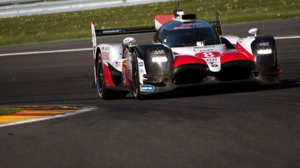 Fernando Alonso sur sa Toyota (NICOLAS LAMBERT / EFE)