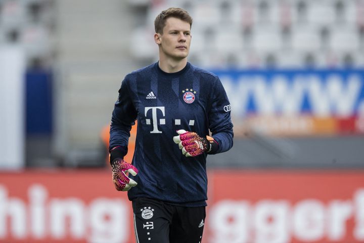 Alexander Nübel file en prêt à l'AS Monaco jusqu'en 2025. (TOM WELLER / AFP)