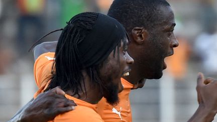 Les deux joueurs Ivoiriens, Gervinho et Yaya Toure