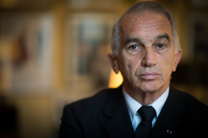 Le président de lAcadémie des César Alain Terzian en 2014. (MARTIN BUREAU / AFP)