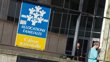La Caisse nationale des allocations familiales à Paris, en février 2019.&nbsp; (RICCARDO MILANI / HANS LUCAS / AFP)