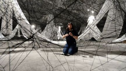 Labyrinth of Memory de la plasticienne Chiharu Shiota
 (PHILIPPE DESMAZES / AFP)