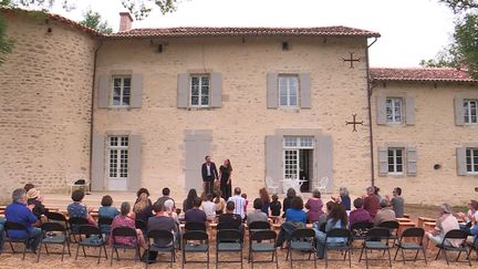 Le festival d'été de la Maison Maria Casarès à Alloue en Charente se poursuit jusqu'au 16 août 2024. (FRANCE 3 NOUVELLE AQUITAINE)