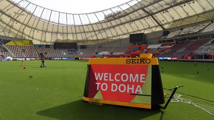 Vue du Khalifa International Stadium, à Doha, au Qatar, le 25 septembre 2019. (KIRILL KUDRYAVTSEV / AFP)