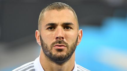 L'attaquant français du Real Madrid Karim Benzema lors de la finale de la Ligue des champions, à Milan, le 28 mai 2016. (GERARD JULIEN / AFP)