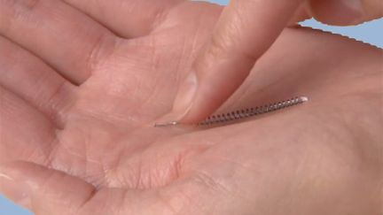 Un implant contraceptif définitif Essure, fabriqué par le laboratoire Bayer. (CAPTURE D'ECRAN/ THE ESSURE PROCEDURE/ BAYER)