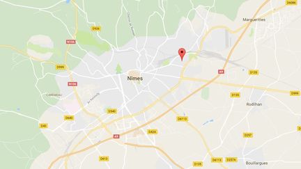 L'agression s'est déroulée au Chemin Bas d'Avignon, un quartier défavorisé de Nîmes (Gard), dans la nuit du 8 au 9 août 2016. (GOOGLE MAPS)