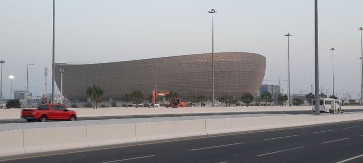 Le stade de Losail, le plus grand de la coupe du monde de football 2022 au Qatar, peut accueillir 80 000 spectateurs. (AURÉLIEN COLLY / ESP - REDA INTERNATIONALE)