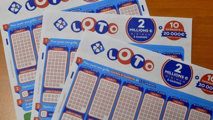 Des grilles de Loto en avril 2021. (MAXPPP)