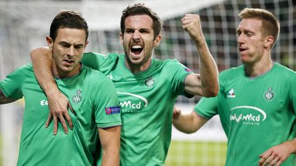 Nolan Roux, Benjamin Corgnet et Robert Beric, force de frappe de l'ASSE. (? ROBERT PRATTA / REUTERS / X00222)