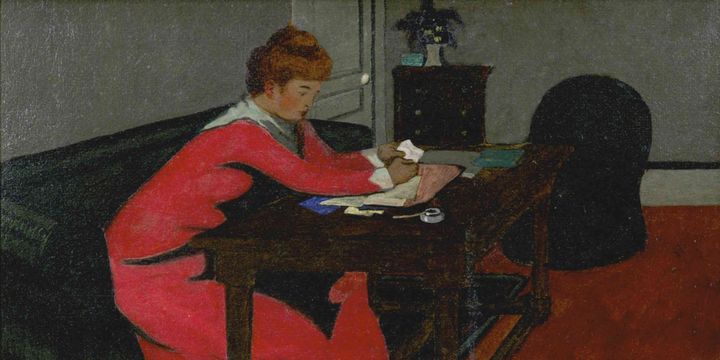 Félix Vallotton, Misia à son bureau, 1897
 (Ville de Saint-Tropez / Jean-Louis Chaix)