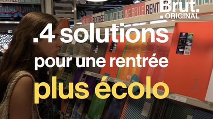 Une rentrée plus écolo, c'est possible. Des cahiers jusqu'aux couvre-livres, voilà comment Fleur est parvenue à réduire son impact sur l'environnement.