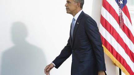 Le pr&eacute;sident Barack Obama &agrave; la Maison Blanche, &agrave; Washington (Etats-Unis), le 31 ao&ucirc;t 2013. (JIM WATSON / AFP)