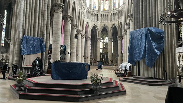 L'intérieur de la cathédrale de Rouen. (LUC CHEMLA / RADIO FRANCE)