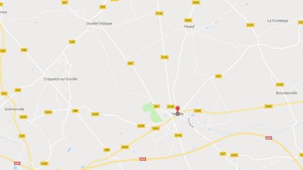 La ferme du Pimont, près de Yerville, a été incendiée vendredi 11 mai 2018 (Google Map Yerville)