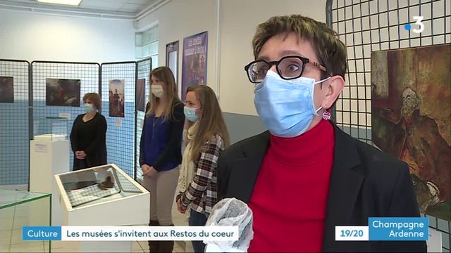 À Charleville-Mézières, un local des Restos du cœur exposé les œuvres de musées voisins