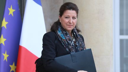 La ministre de la Santé, Agnès Buzyn, quitte le palais de l'Elysée, à Paris, le 29 janvier 2020. (LUDOVIC MARIN / AFP)