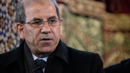 Mohammed Moussaoui, président du CFCM, à Paris, le 22 mars 2019. (KENZO TRIBOUILLARD / AFP)