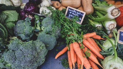 Le gouvernement a annoncé au Salon de l'agriculture, mercredi 1er mars, la mise en place d'un plan de 200 millions d'euros pour relancer la filière française des fruits et légumes. (JEAN-BAPTISTE BORNIER  / MAXPPP)