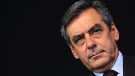 Fran&ccedil;ois Fillon, le 13 septembre 2013 lors d'un meeting de l'UMP, &agrave; Nice (Alpes-Maritimes), le 6 octobre 2013. (JEAN CHRISTOPHE MAGNENET / AFP)