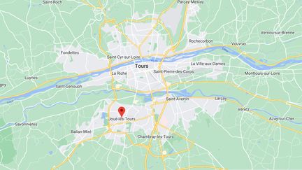 Joué-les-Tours en Indre-et-Loire. (SNAZZY MAPS / GOOGLE MAPS / RADIO FRANCE)