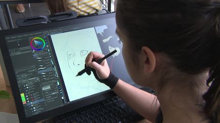 La Webtoon Academy d'Angoulême accueille actuellement 12 élèves (Cécile Landais - France Télévisions)