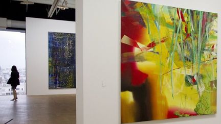 &quot;Juni, 1983&quot;, de Gerhard Richter, au Centre Pompidou
 (Joel Saget / AFP)