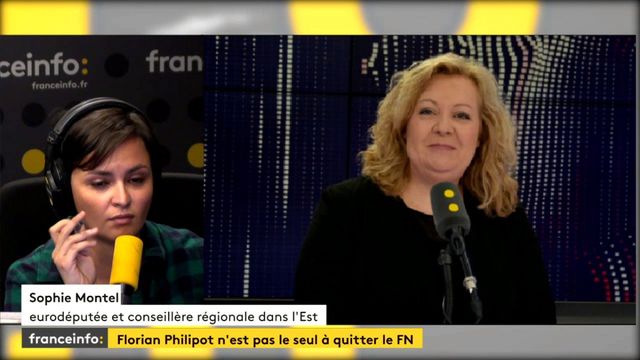 Sophie Montel : "oui je pars aujourd'hui" du Front national