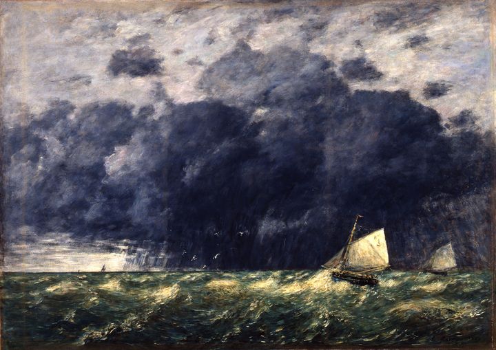 Eugène Boudin, (1824-1898), "Un grain", 1886, Musée de Morlaix  (© Musée de Morlaix, Musée de France)