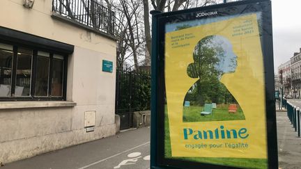 La ville a décidé de renommer symboliquement sa commune "Pantine" cette année pour sensibiliser les habitants aux inégalités hommes-femme, le 3 janvier 2023. (HELENE HAUS / MAXPPP)