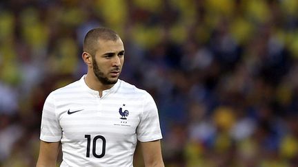 &nbsp; (Karim Benzema portant le maillot de l'équipe de France ©maxPPP)