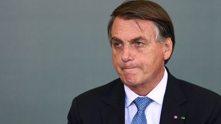 Jair Bolsonaro, le 7 octobre 2021. (EVARISTO SA / AFP)