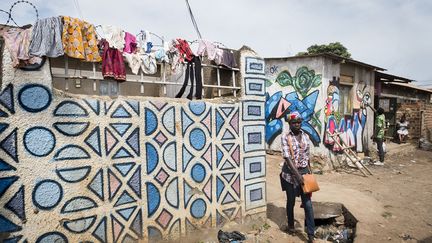 Graffiti de Kerosh (Kenya) (ROBIN LETELLIER / SIPA)