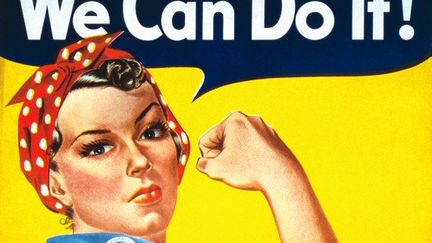 L'affiche au slogan "We can do it" ("on peut le faire"), diffusée en 1943, a d'abord été conçue pour inciter les femmes américaines à travailler dans les usines lors de la Seconde Guerre mondiale. (J. Howard Miller)