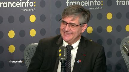 Guillaume Denoix de Saint Marc, porte-parole de l'Association française des victimes du terrorisme, le 7 janvier 2019. (RADIO FRANCE / FRANCEINFO)