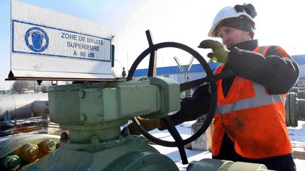 Une station d'arrivée du gaz russe en France, à Obergailbach (Moselle) le 9 janvier 2009. Illustration (NICOLAS THIERRY / MAXPPP)