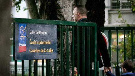 Une école maternelle de Rouen (Seine-Maritime), le 30 septembre 2019. (LOU BENOIST / AFP)