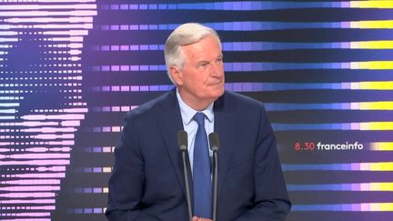 Michel Barnier, cadre des Républicains, ancien ministre, était mercredi 22 juin l'invité du 8h30 franceinfo.&nbsp; (FRANCEINFO / RADIOFRANCE)