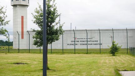 La prison de Condé-sur-Sarthe (Orne), le 12 juin 2019, où était détenu le jihadiste français Flavien Moreau à la fin de sa peine. (GUILLAUME SOUVANT / AFP)