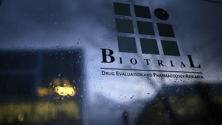 La façade du laboratoire Biotrial à Rennes (Ille-et-Vilaine), le 15 janvier 2016. (STEPHANE MAHE / REUTERS)