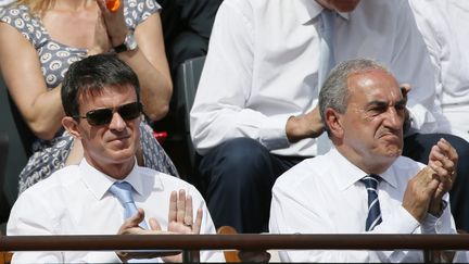 Manuel Valls à Roland Garros