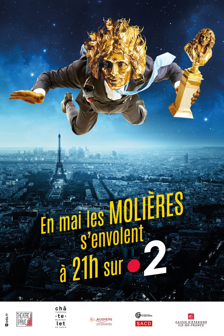 Affiche de la soirée des Molières 2020 (France Télévisions)