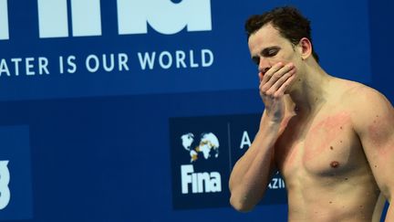 Cesar Cielo ne remportera pas un 4e titre mondial d'affilée sur le 50m libre (CHRISTOPHE SIMON / AFP)