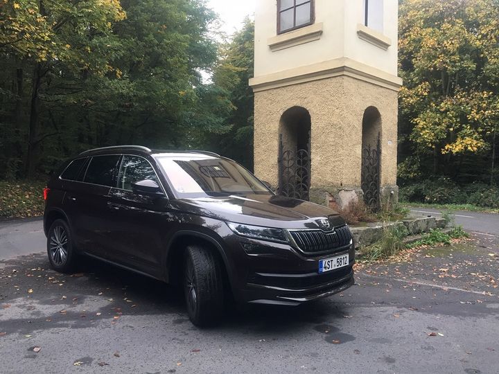 La Skoda Karoq estampillée Laurin et Klement. (SERGE MARTIN FRANCE INFO)